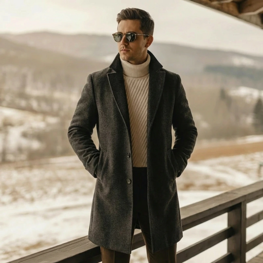 Modern Tailored Overcoat | Julian