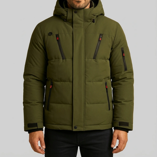 Insulated Hooded Puffer Jacket | Noah