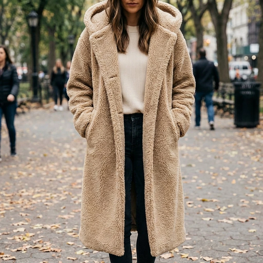 Women's Oversized Sherpa Long Winter Coat