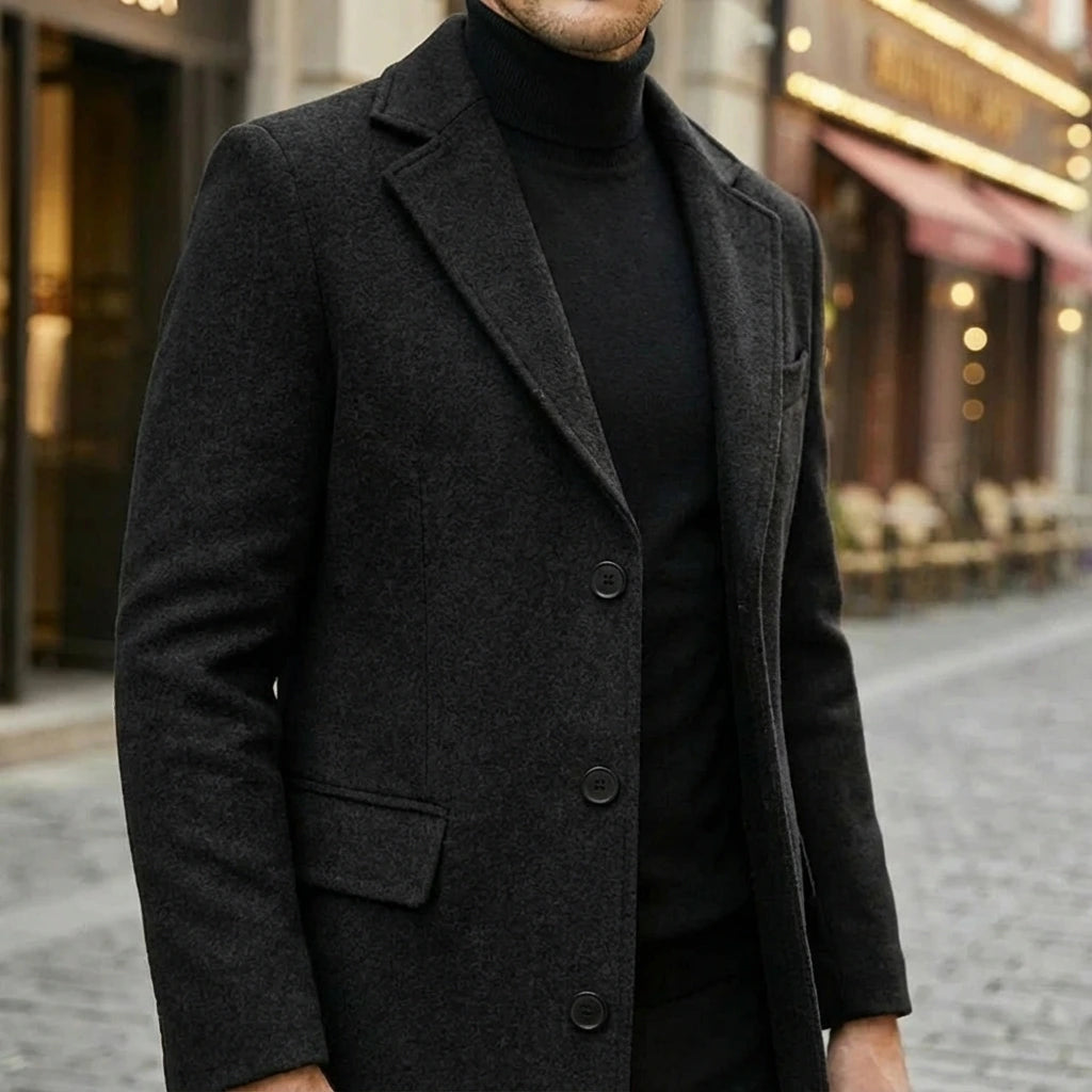 Refined Tailored Overcoat | Marcus