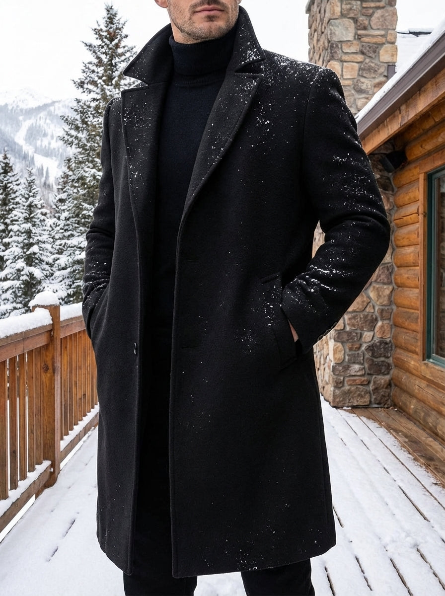 Tailored Wool Overcoat | Elliot