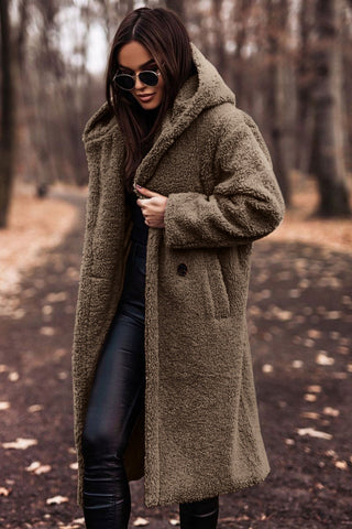 Women's Oversized Sherpa Long Winter Coat