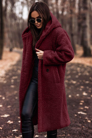 Women's Oversized Sherpa Long Winter Coat