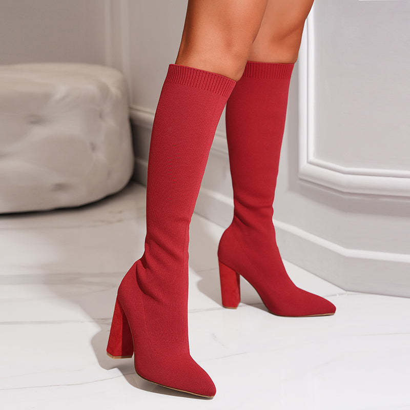 Madison | Women’s Heeled Sock Boots