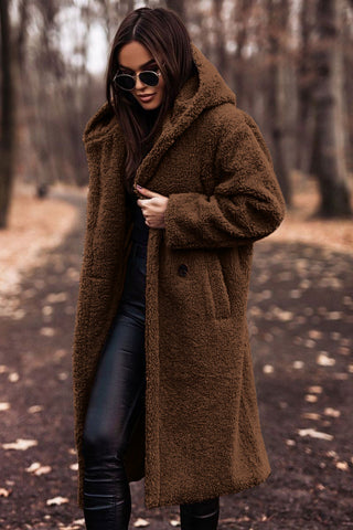 Women's Oversized Sherpa Long Winter Coat