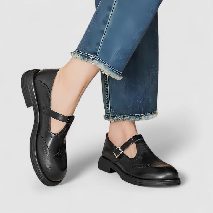 Skyler | Women’s Buckle Strap Loafers