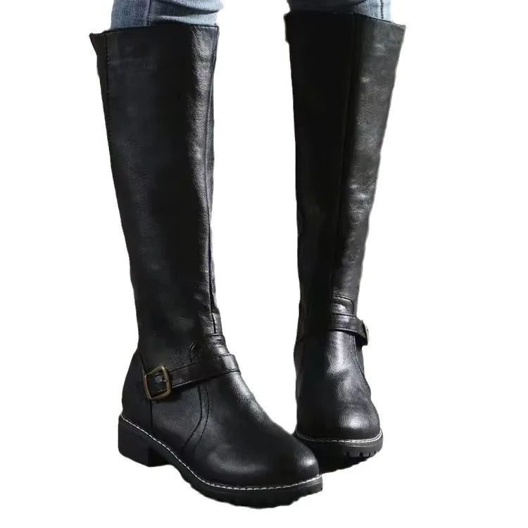 Riley | Women’s Buckle Knee-High Boots