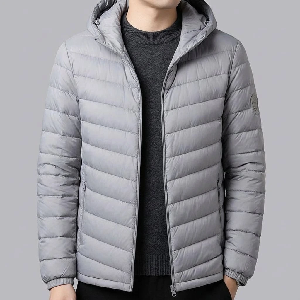 Lightweight Hooded Puffer Jacket