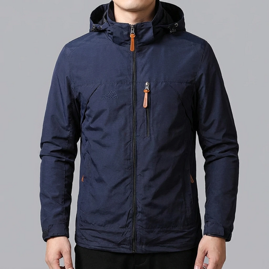 Men’s Hooded Utility Zip Jacket