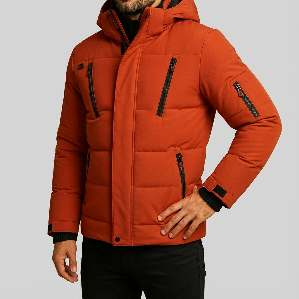 Insulated Hooded Puffer Jacket | Noah