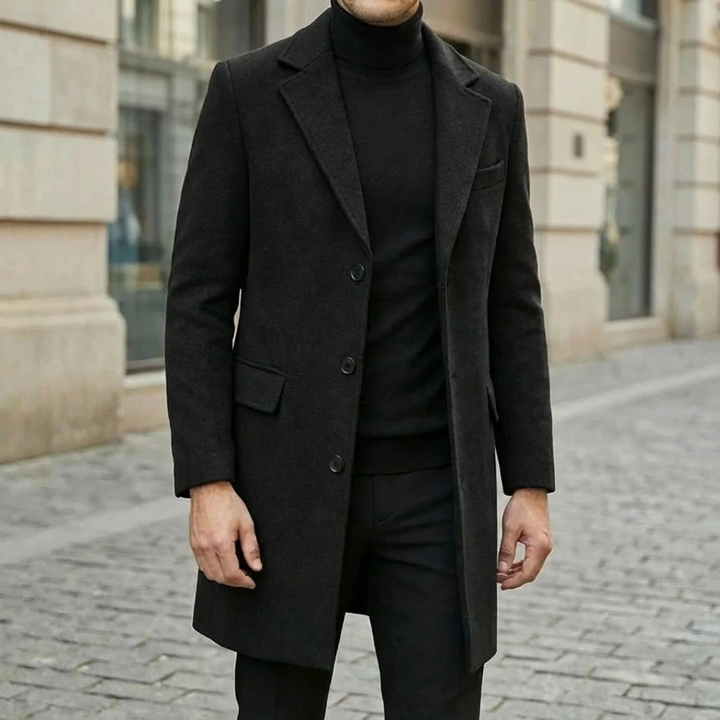 Refined Tailored Overcoat | Marcus