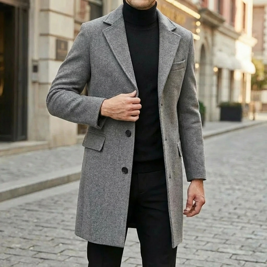 Refined Tailored Overcoat | Marcus