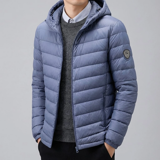 Lightweight Hooded Puffer Jacket