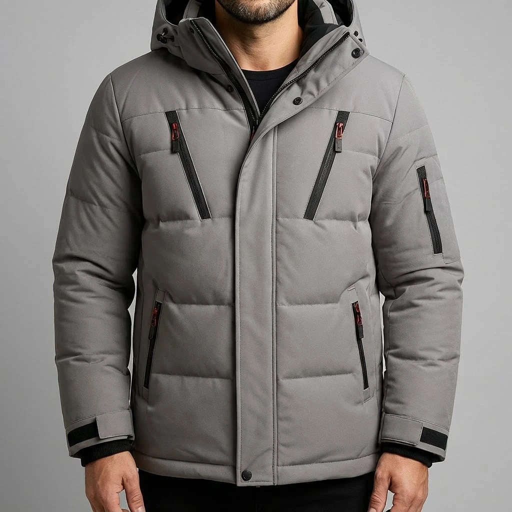 Insulated Hooded Puffer Jacket | Noah