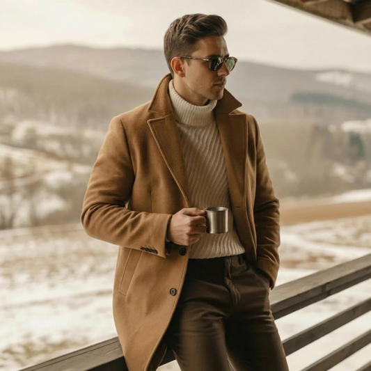 Modern Tailored Overcoat | Julian