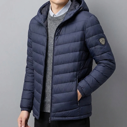 Lightweight Hooded Puffer Jacket