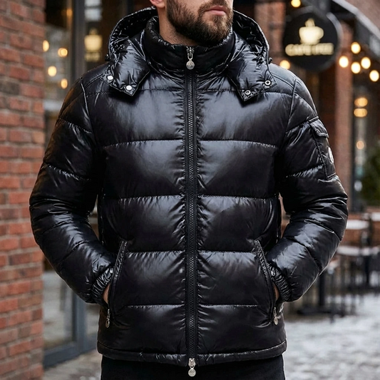 Quilted Hooded Jacket | Elias