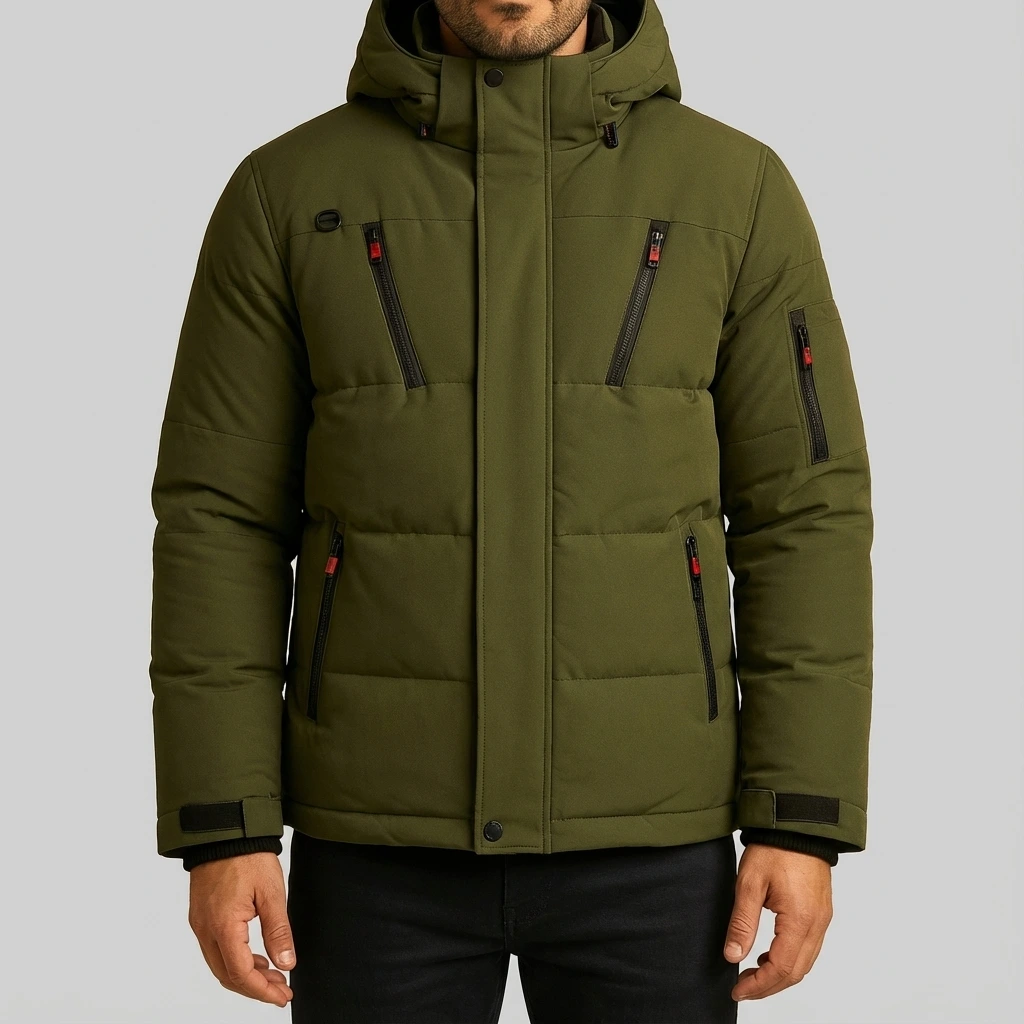 Insulated Hooded Puffer Jacket | Noah