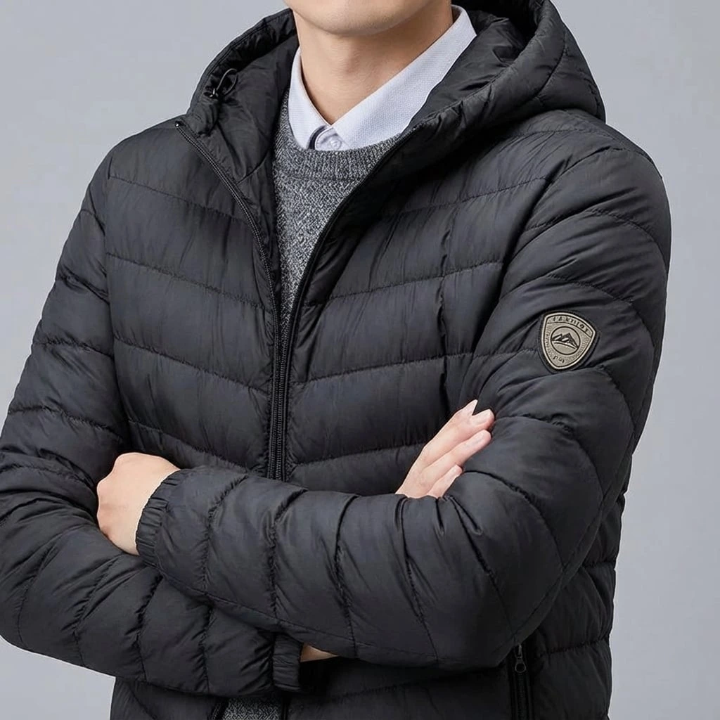 Lightweight Hooded Puffer Jacket