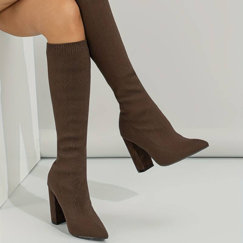 Madison | Women’s Heeled Sock Boots