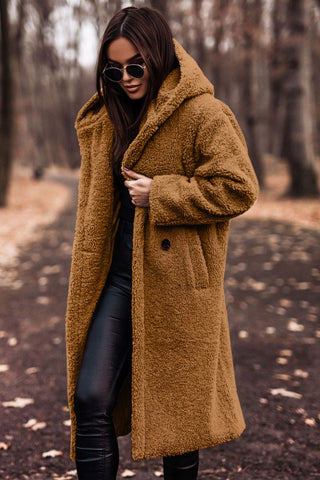 Women's Oversized Sherpa Long Winter Coat