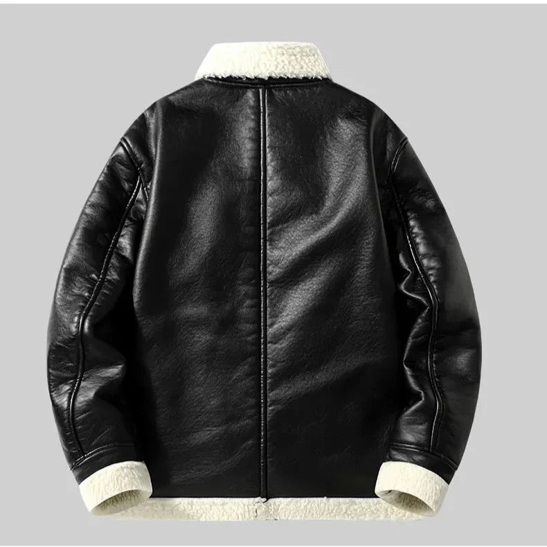 Men’s Fleece-Lined Bomber Jacket