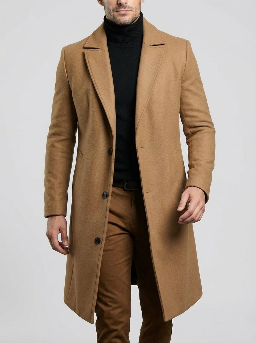 Tailored Wool Overcoat | Elliot