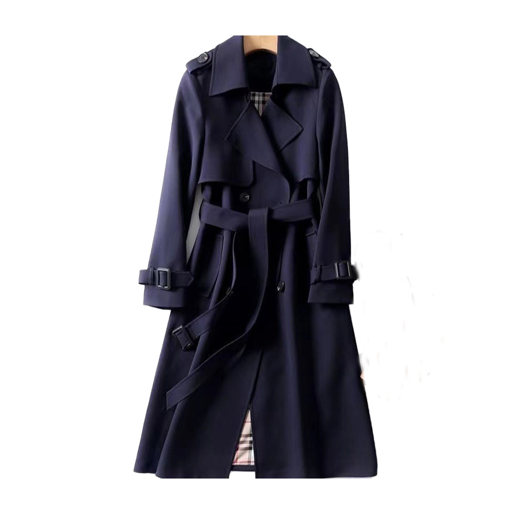 Women’s Double Breasted Trench Coat with Belt