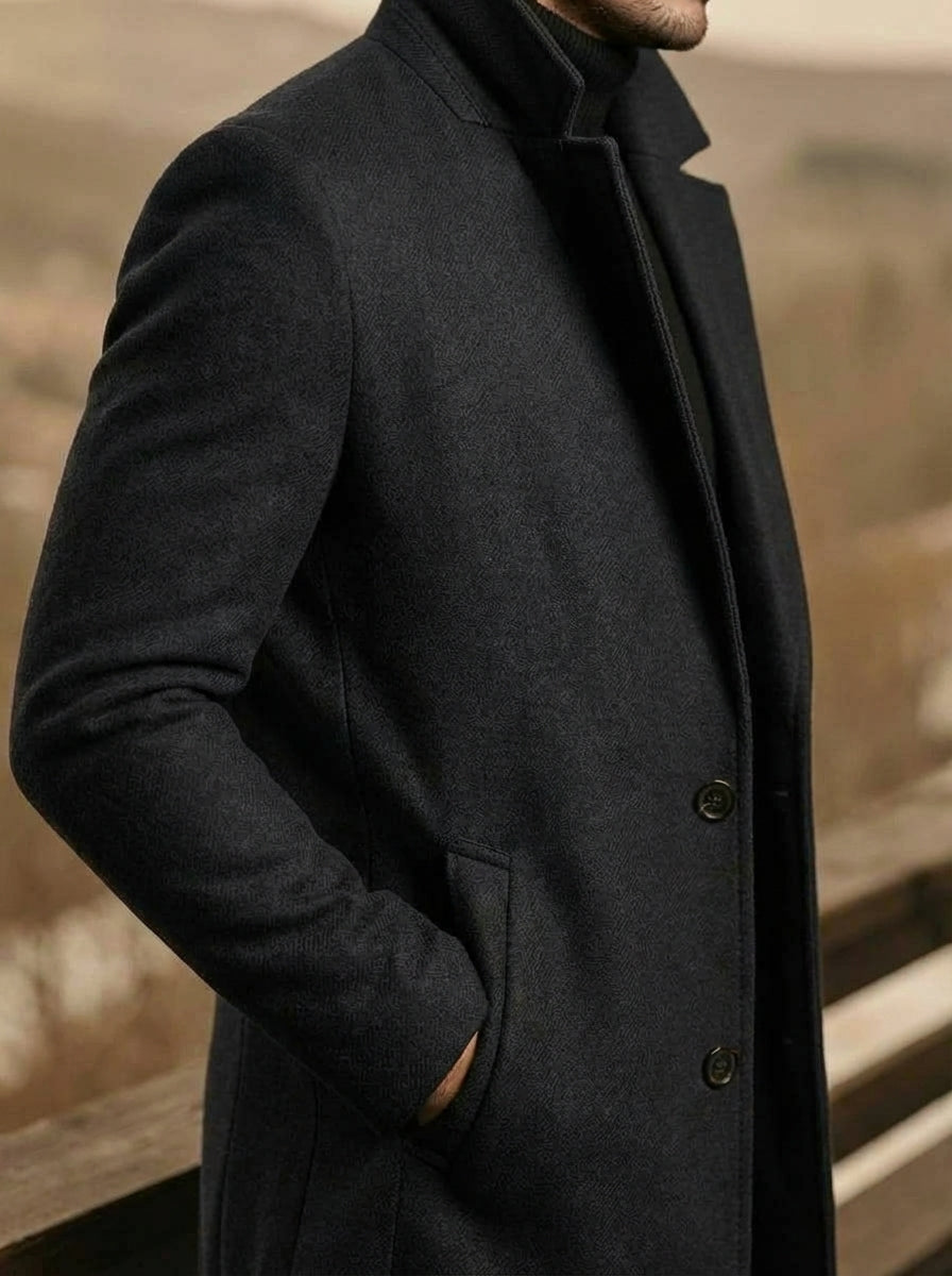 Tailored Wool Overcoat | Elliot